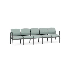 Mason Street Steel 5 Seat Sofa In Premium Upholstery