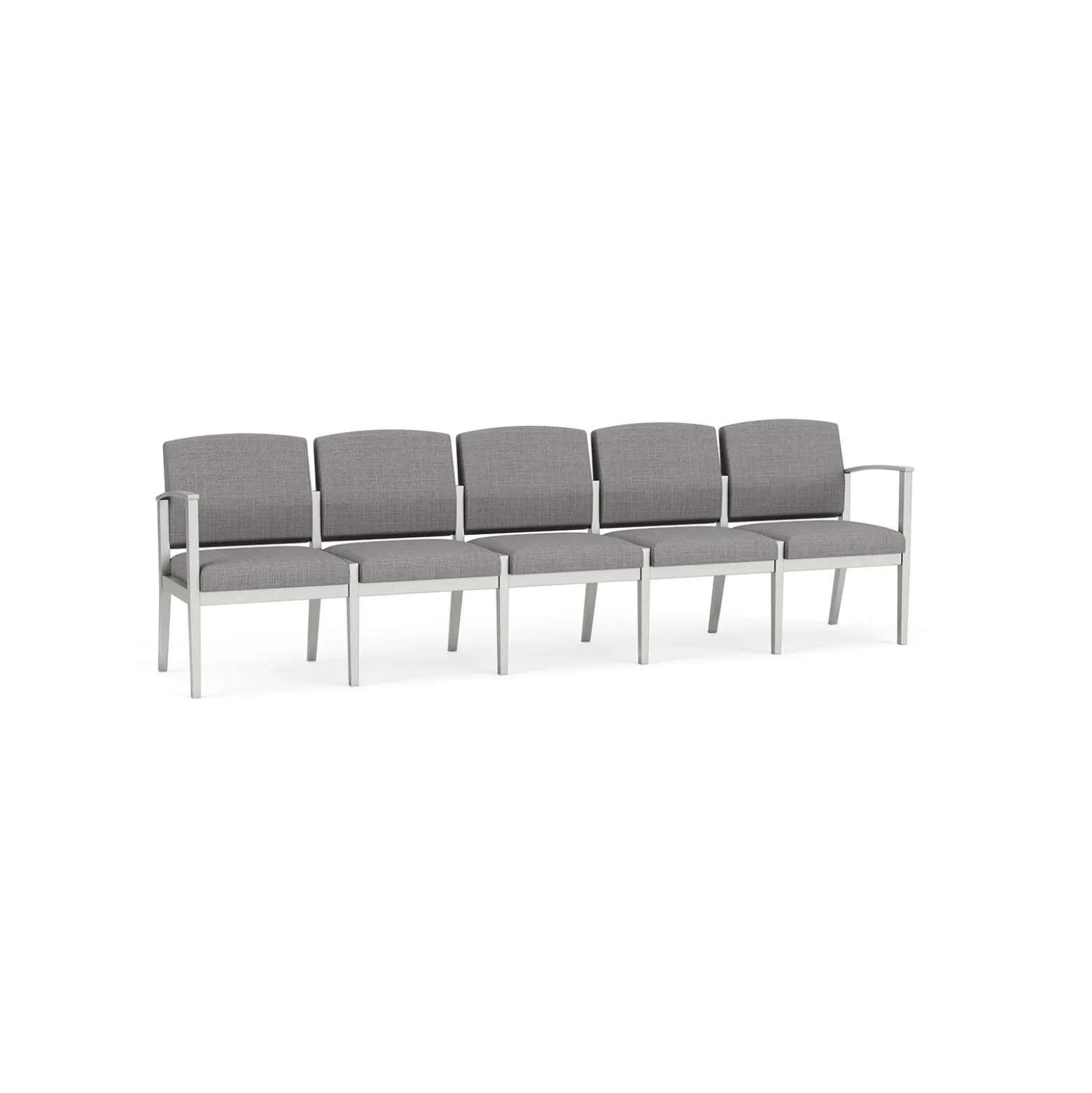 Mason Street Steel 5 Seat Sofa In Premium Upholstery