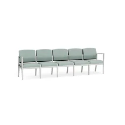 Mason Street Steel 5 Seat Sofa In Premium Upholstery