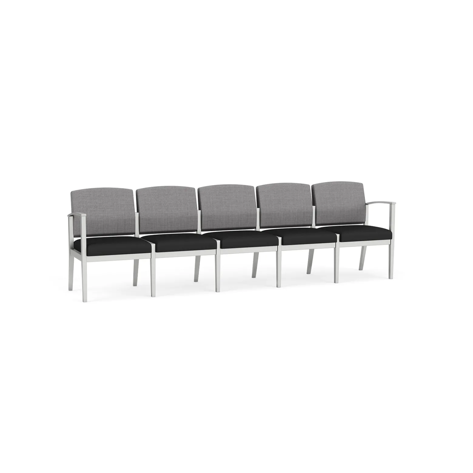 Mason Street Steel 5 Seat Sofa In Premium Upholstery