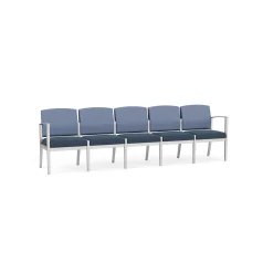 Mason Street Steel 5 Seat Sofa In Premium Upholstery