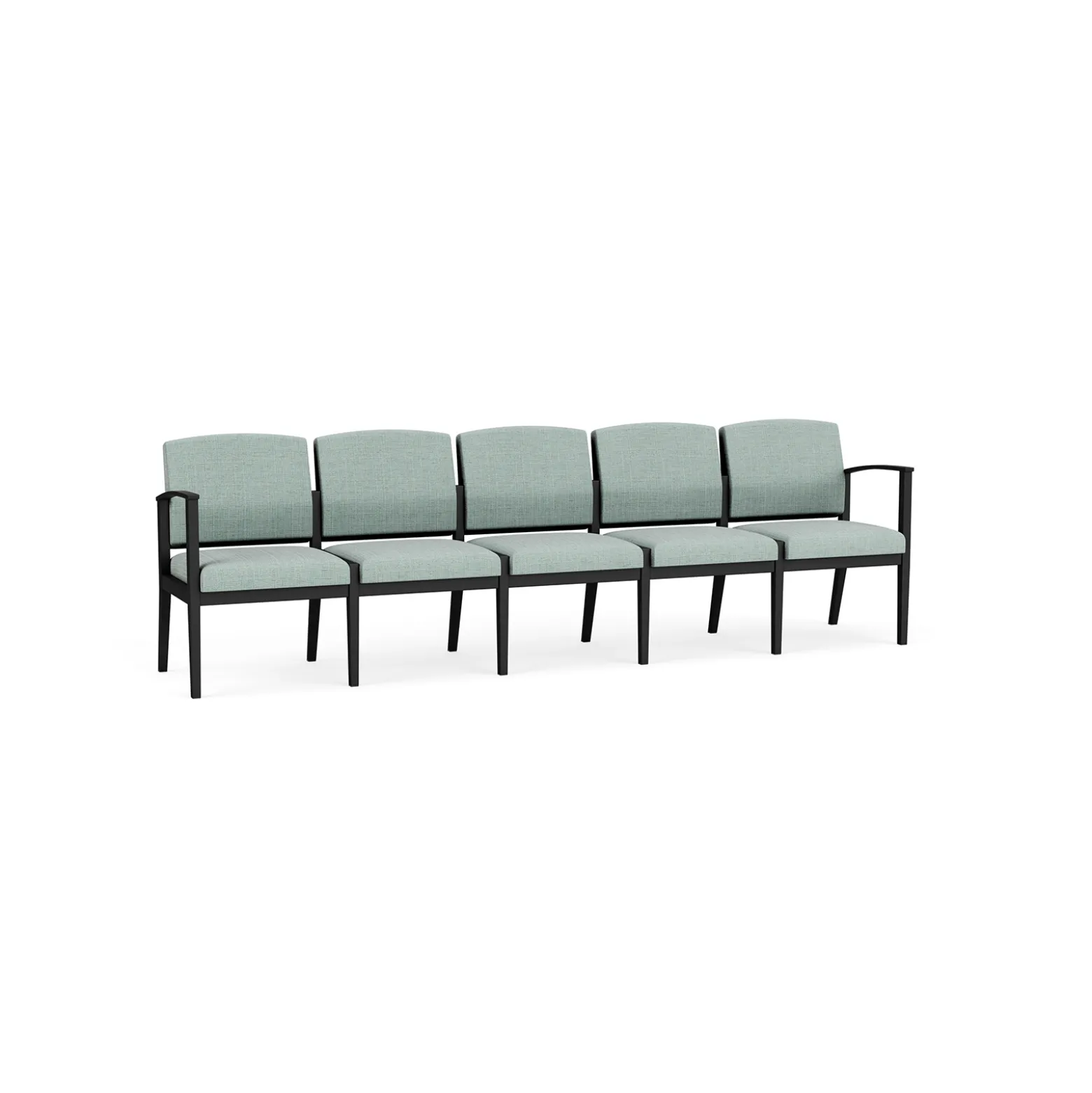 Mason Street Steel 5 Seat Sofa In Premium Upholstery