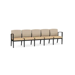 Mason Street Steel 5 Seat Sofa In Premium Upholstery