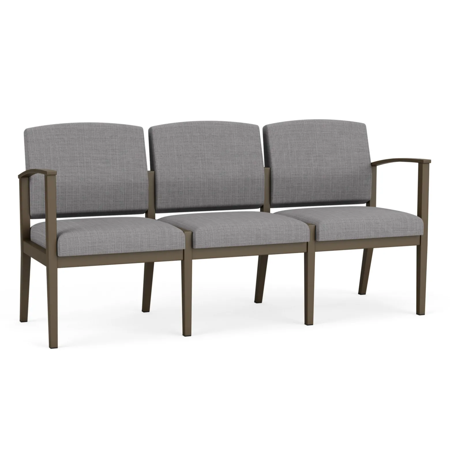 Mason Street Steel 3 Seat Sofa in Premium Upholstery