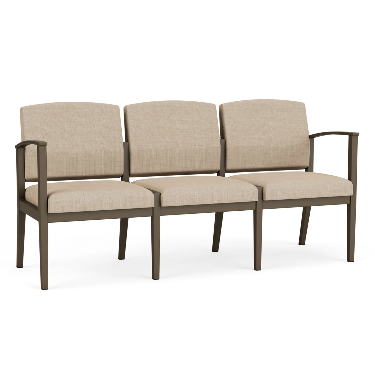 Mason Street Steel 3 Seat Sofa in Premium Upholstery