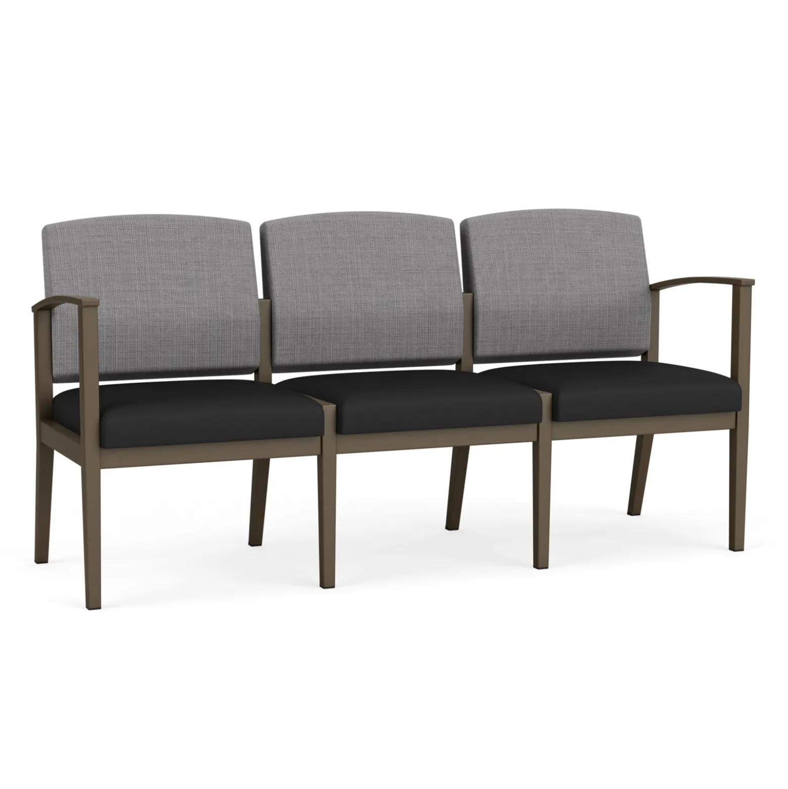 Mason Street Steel 3 Seat Sofa in Premium Upholstery