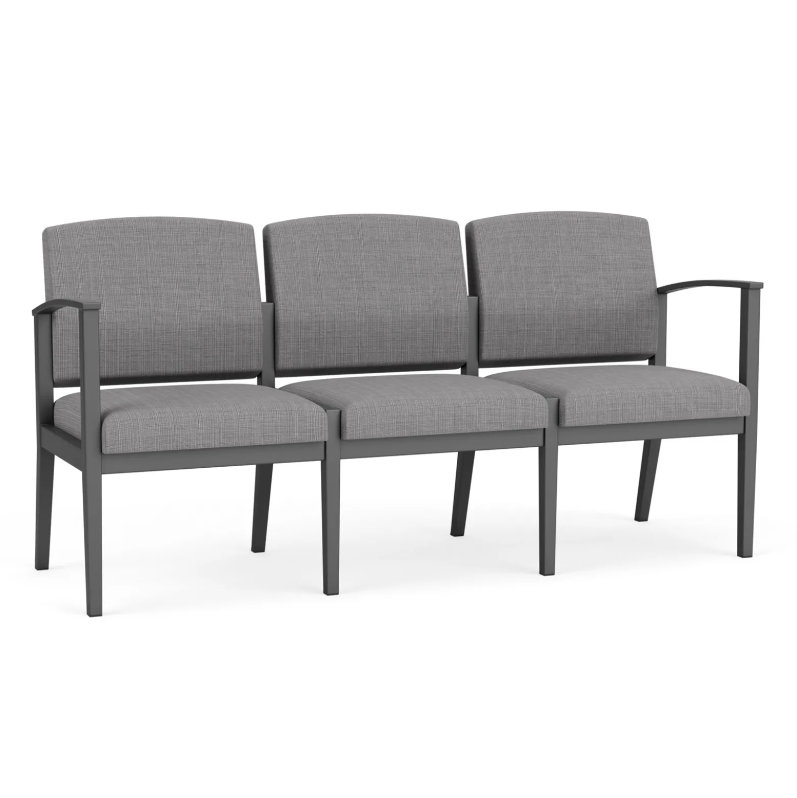 Mason Street Steel 3 Seat Sofa in Premium Upholstery