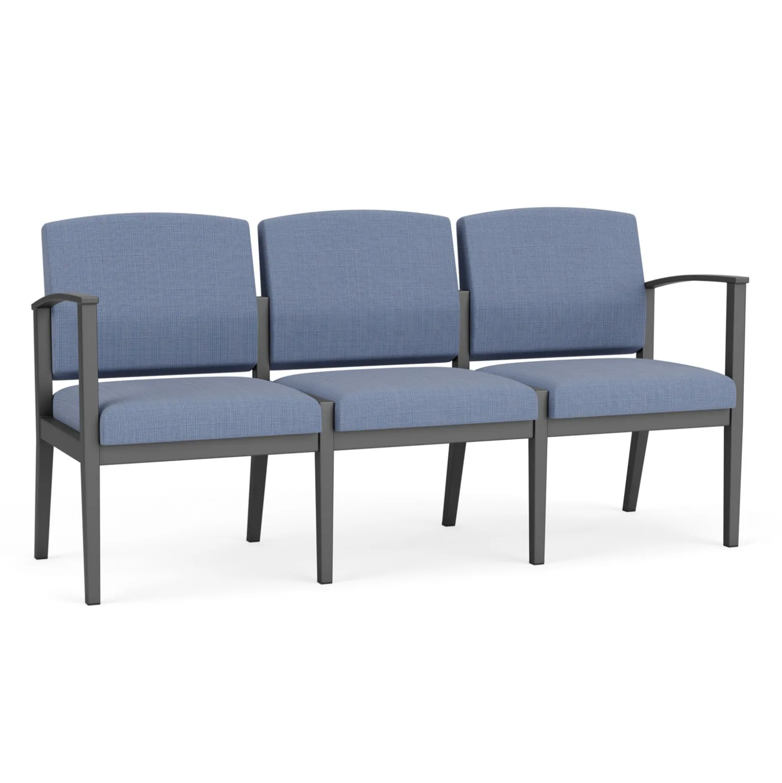 Mason Street Steel 3 Seat Sofa in Premium Upholstery