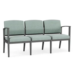 Mason Street Steel 3 Seat Sofa in Premium Upholstery