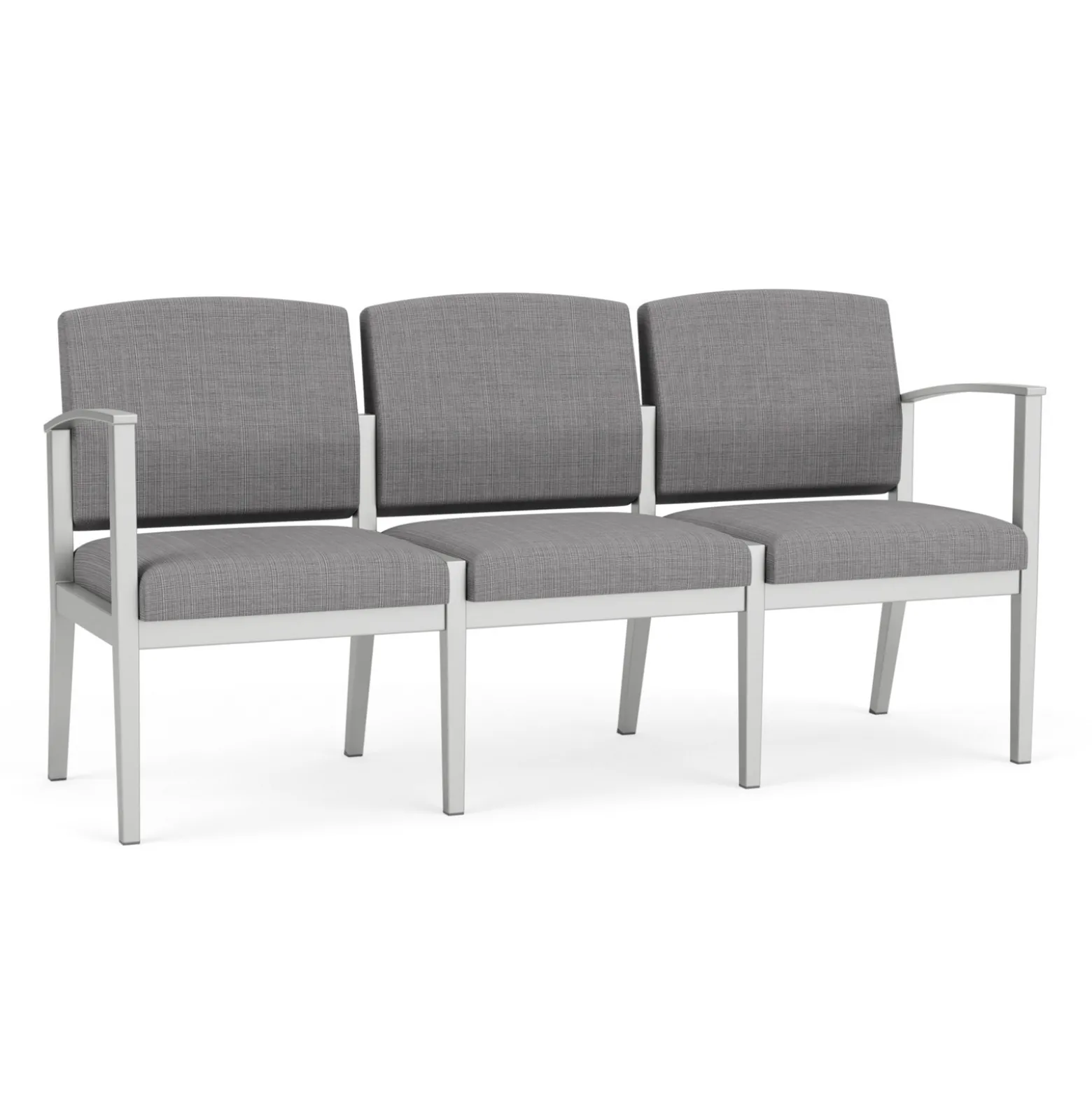 Mason Street Steel 3 Seat Sofa in Premium Upholstery