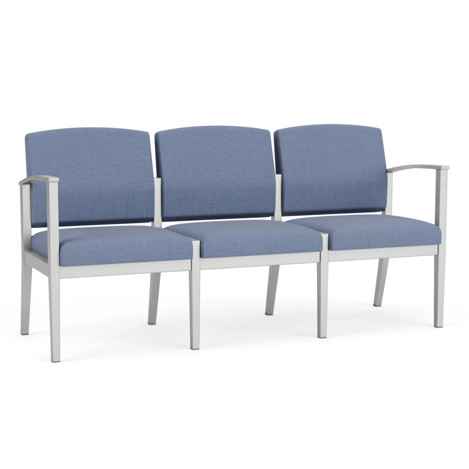 Mason Street Steel 3 Seat Sofa in Premium Upholstery
