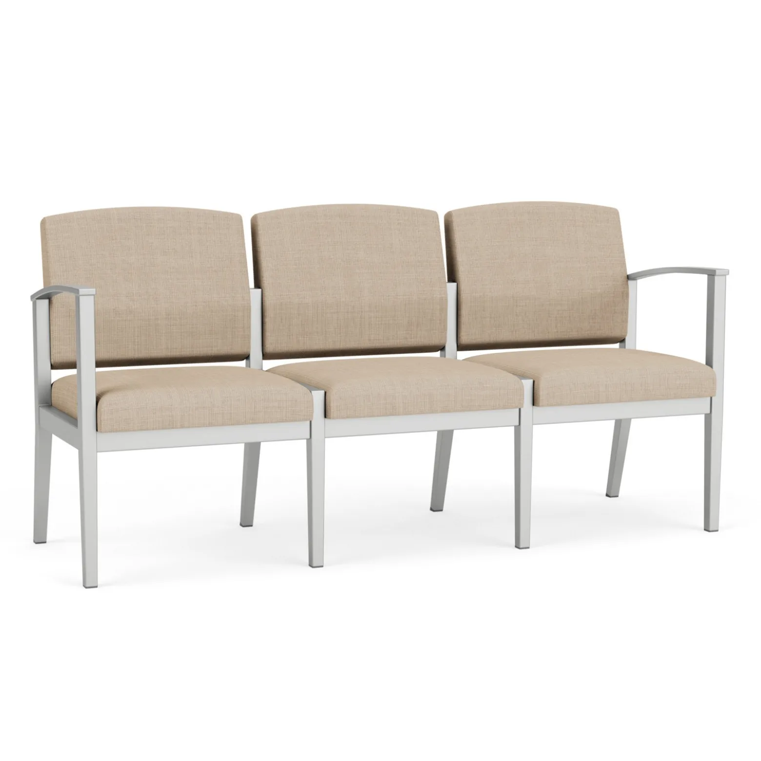 Mason Street Steel 3 Seat Sofa in Premium Upholstery