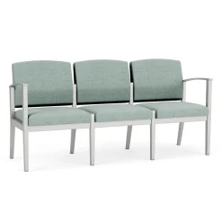 Mason Street Steel 3 Seat Sofa in Premium Upholstery