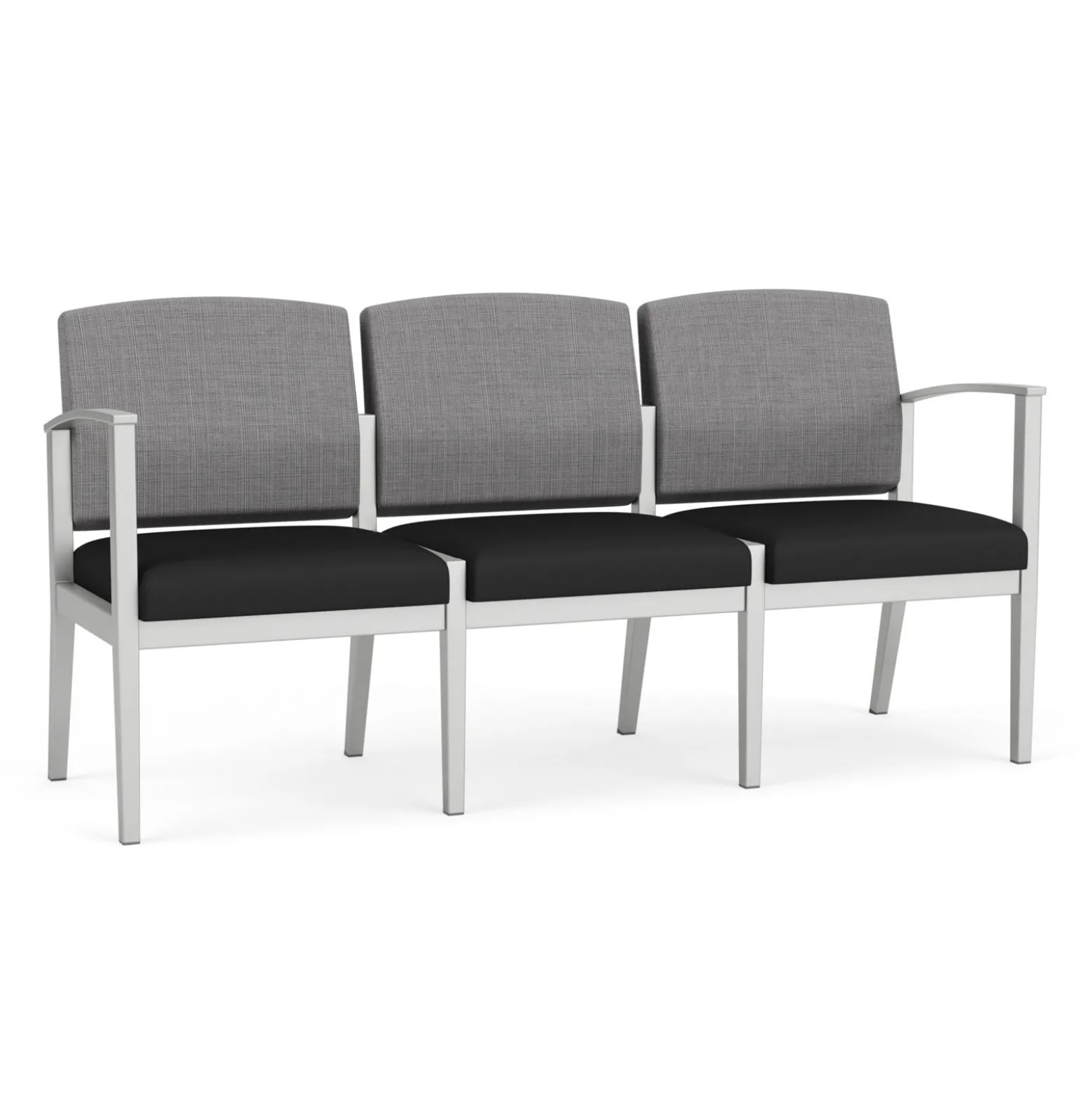 Mason Street Steel 3 Seat Sofa in Premium Upholstery