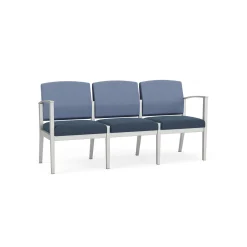 Mason Street Steel 3 Seat Sofa in Premium Upholstery