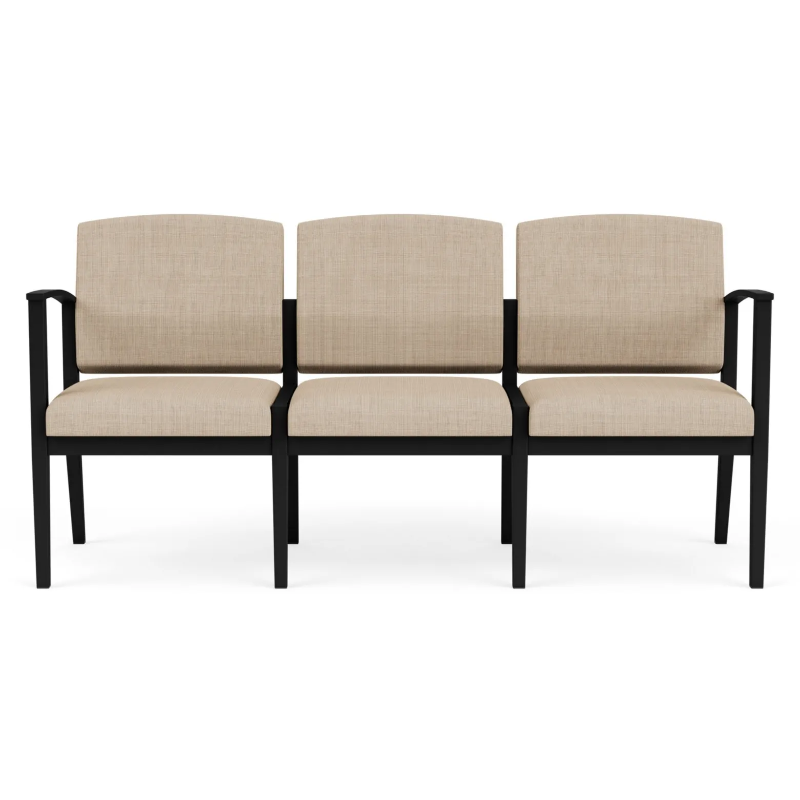 Mason Street Steel 3 Seat Sofa in Premium Upholstery