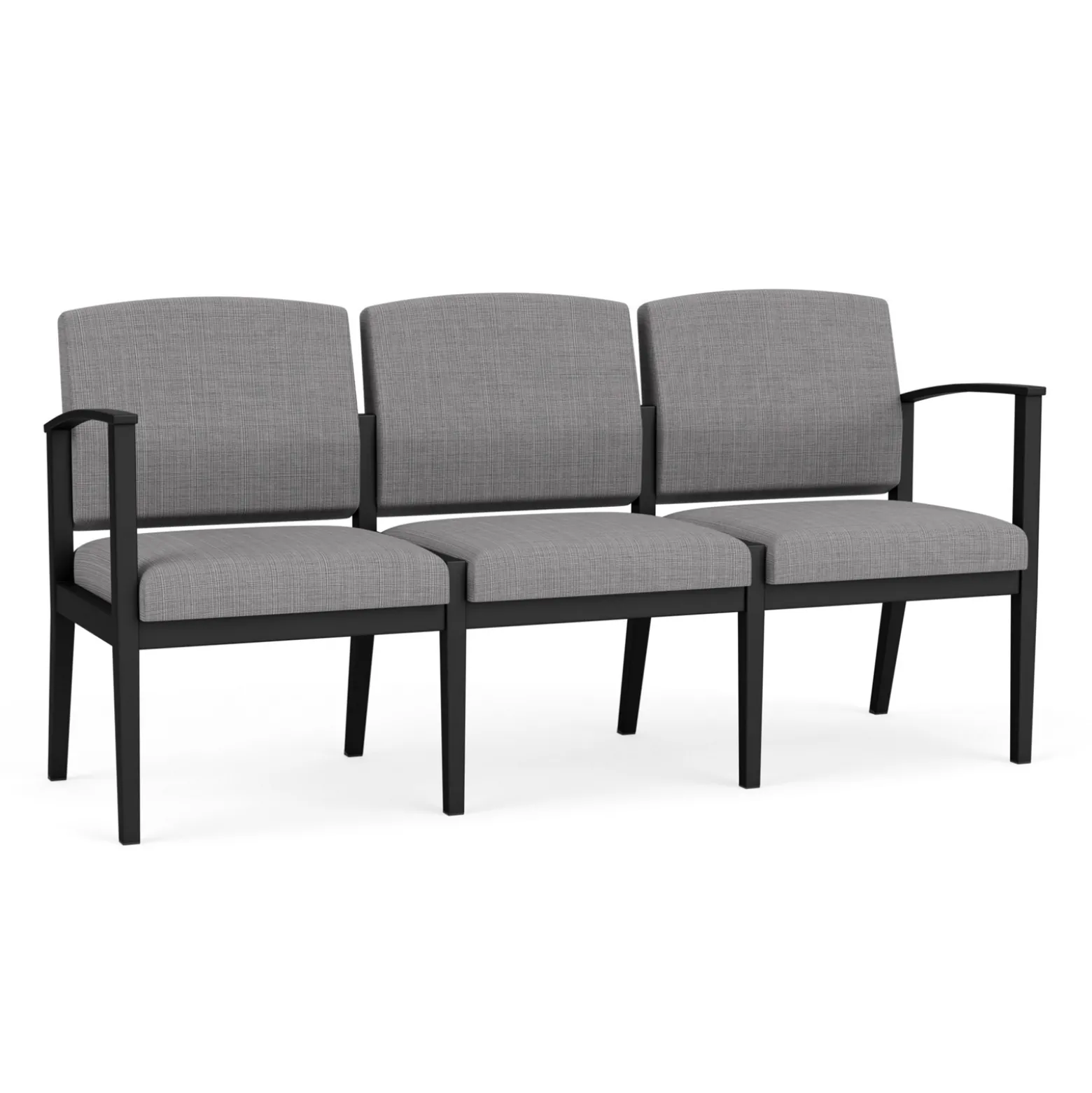 Mason Street Steel 3 Seat Sofa in Premium Upholstery