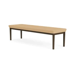 Mason Street Steel 3 Seat Bench In Standard Upholstery