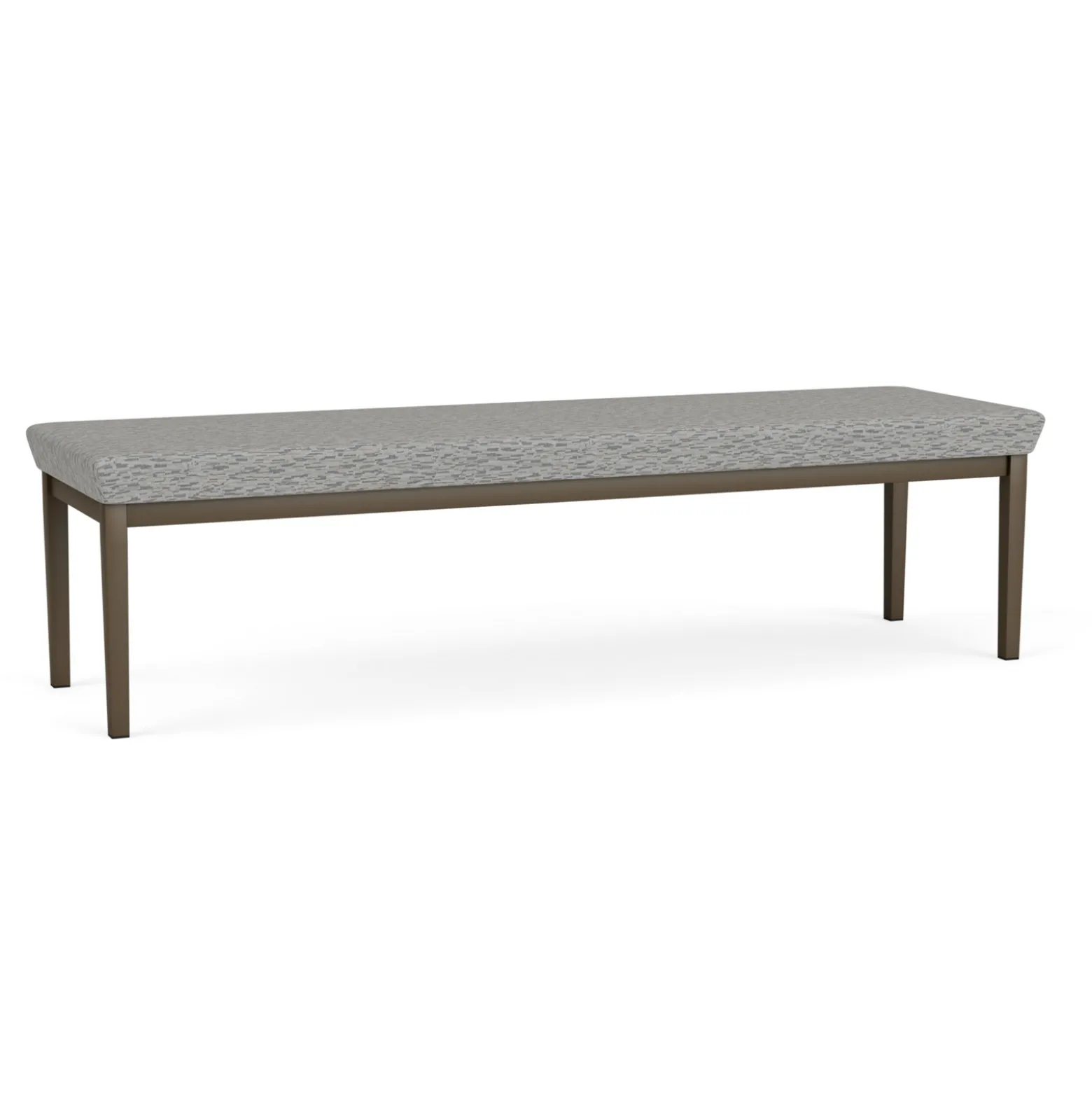 Mason Street Steel 3 Seat Bench In Standard Upholstery