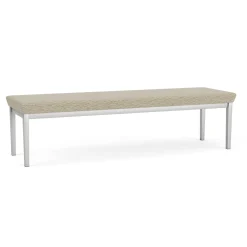 Mason Street Steel 3 Seat Bench In Standard Upholstery