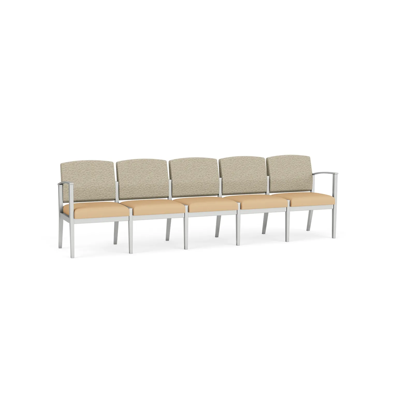 Mason Street Steel 5 Seat Sofa In Standard Upholstery