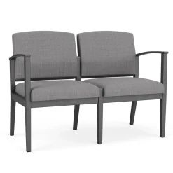 Mason Street Steel 2 Seat Sofa In Premium Upholstery
