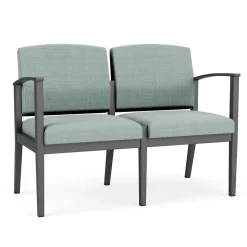 Mason Street Steel 2 Seat Sofa In Premium Upholstery