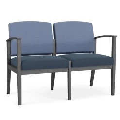 Mason Street Steel 2 Seat Sofa In Premium Upholstery