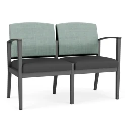 Mason Street Steel 2 Seat Sofa In Premium Upholstery