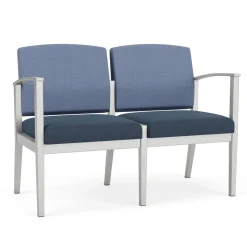 Mason Street Steel 2 Seat Sofa In Premium Upholstery