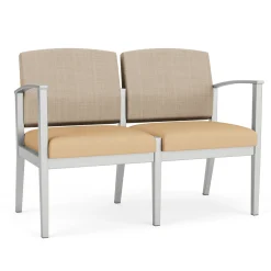 Mason Street Steel 2 Seat Sofa In Premium Upholstery