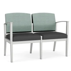 Mason Street Steel 2 Seat Sofa In Premium Upholstery