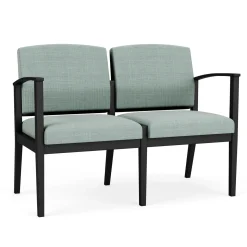 Mason Street Steel 2 Seat Sofa In Premium Upholstery