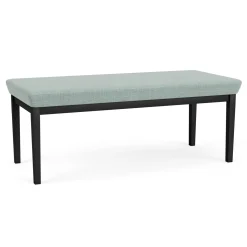 Mason Street Steel 2 Seat Bench In Premium Upholstery