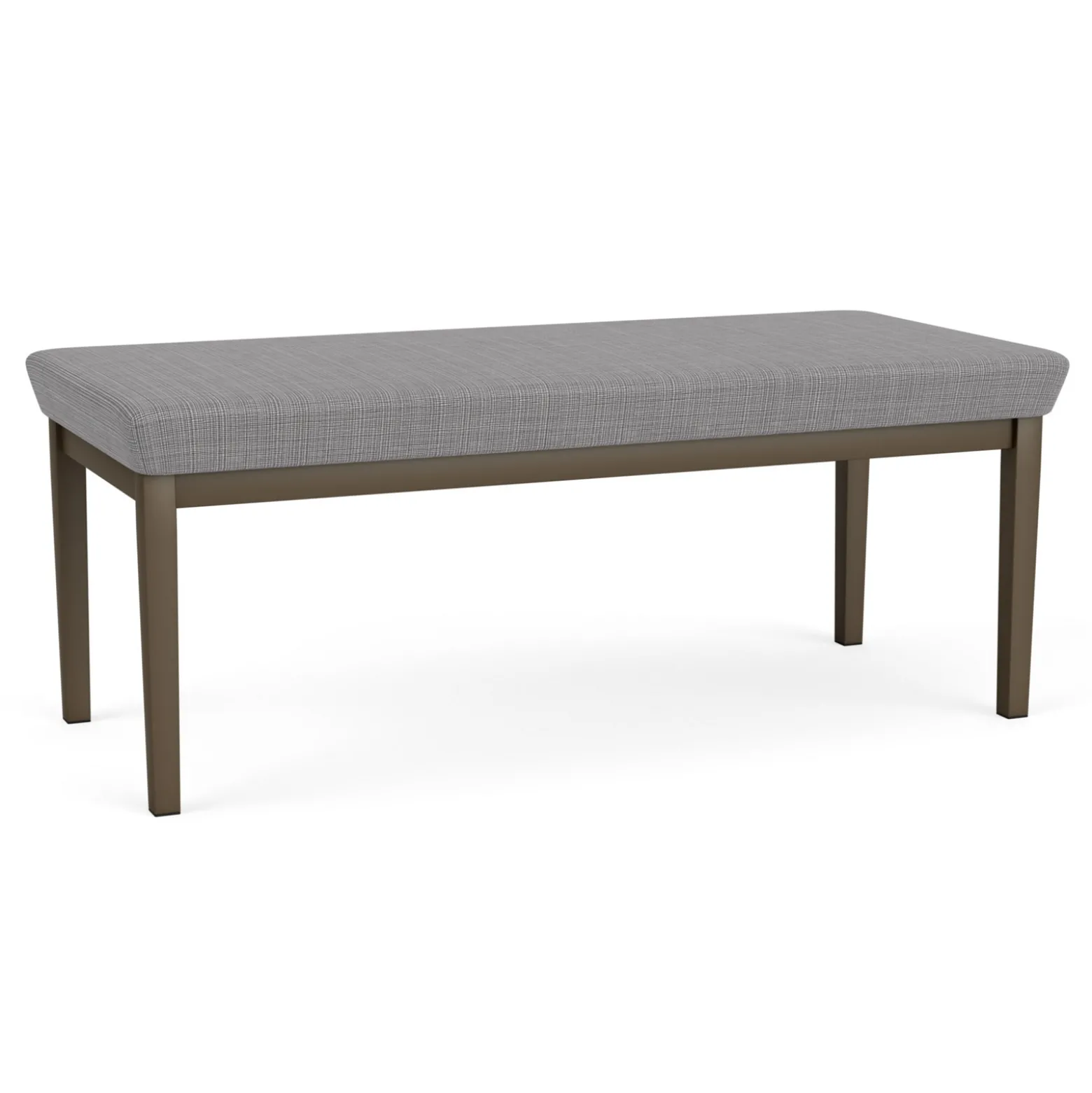 Mason Street Steel 2 Seat Bench In Premium Upholstery