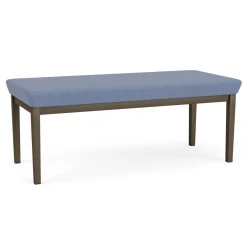 Mason Street Steel 2 Seat Bench In Premium Upholstery