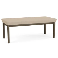 Mason Street Steel 2 Seat Bench In Premium Upholstery