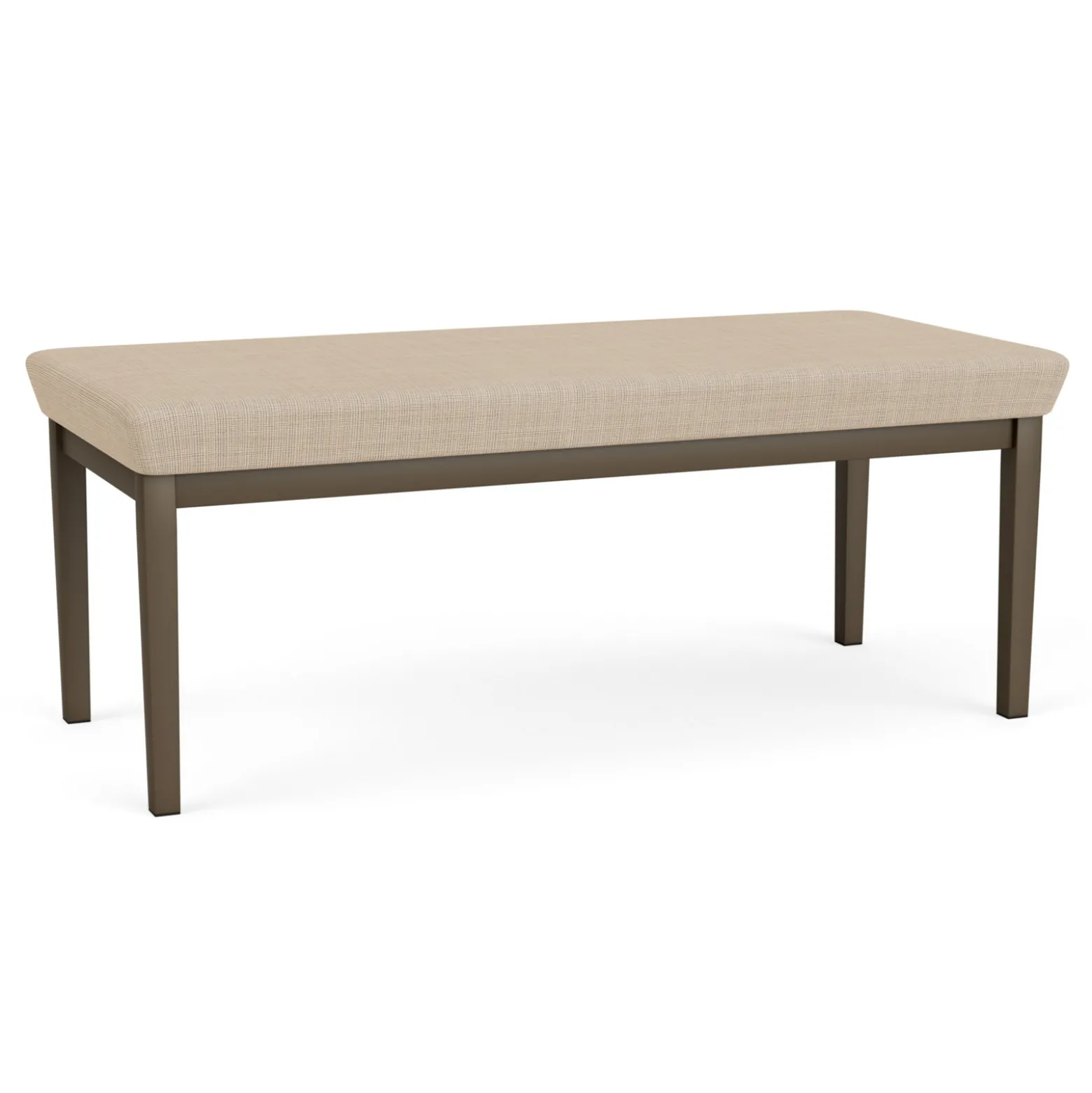 Mason Street Steel 2 Seat Bench In Premium Upholstery