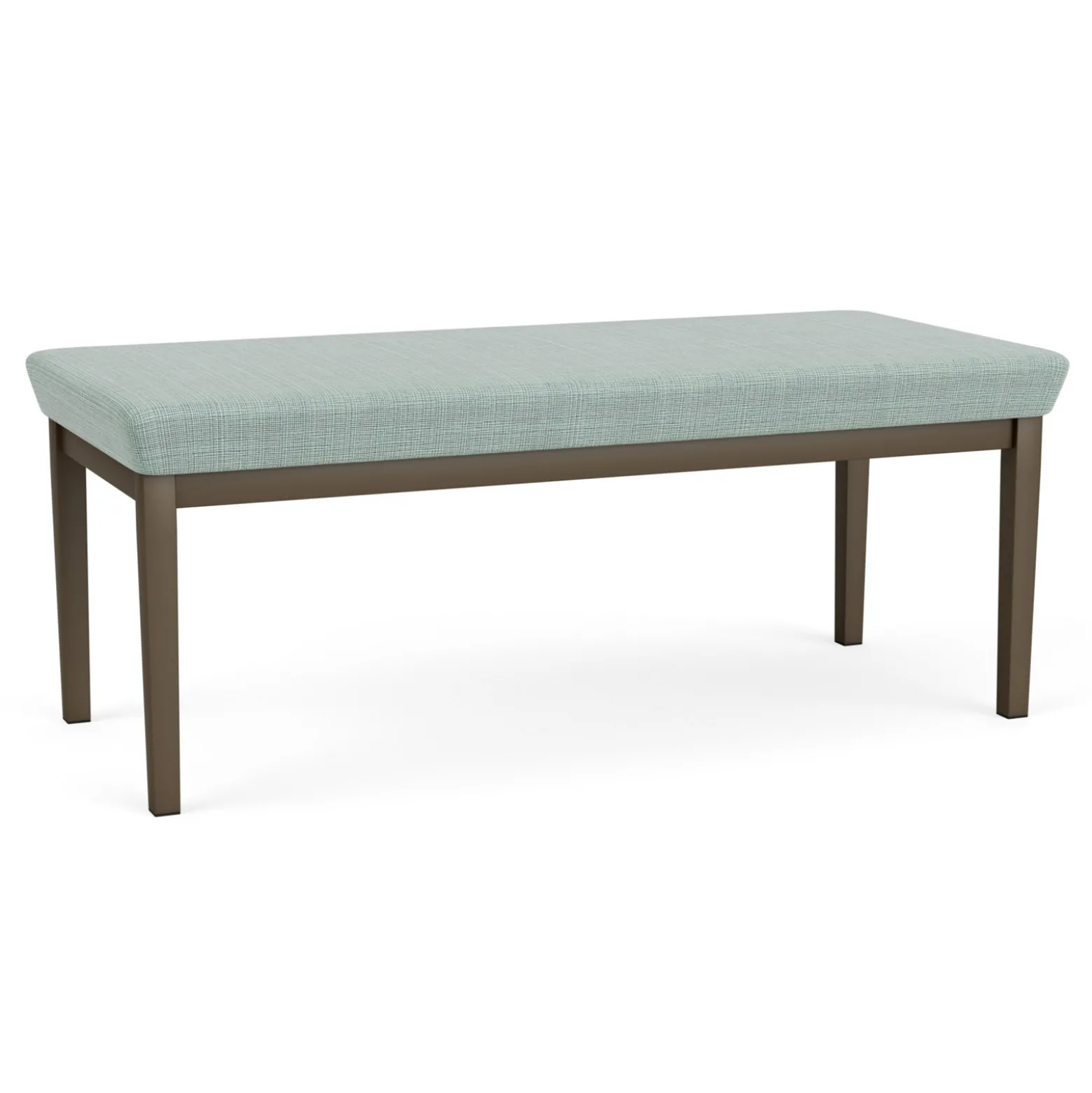 Mason Street Steel 2 Seat Bench In Premium Upholstery