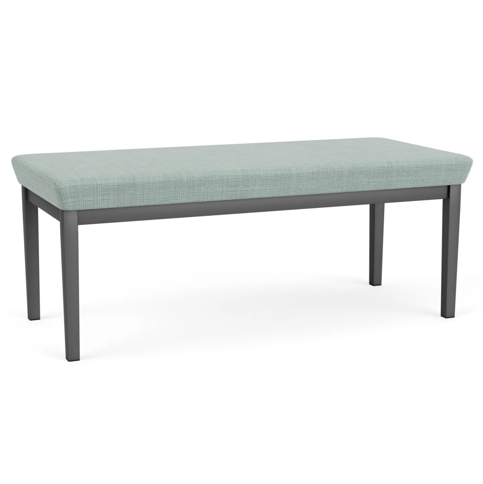 Mason Street Steel 2 Seat Bench In Premium Upholstery