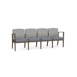 Mason Street Steel 4 Seat Sofa In Standard Upholstery