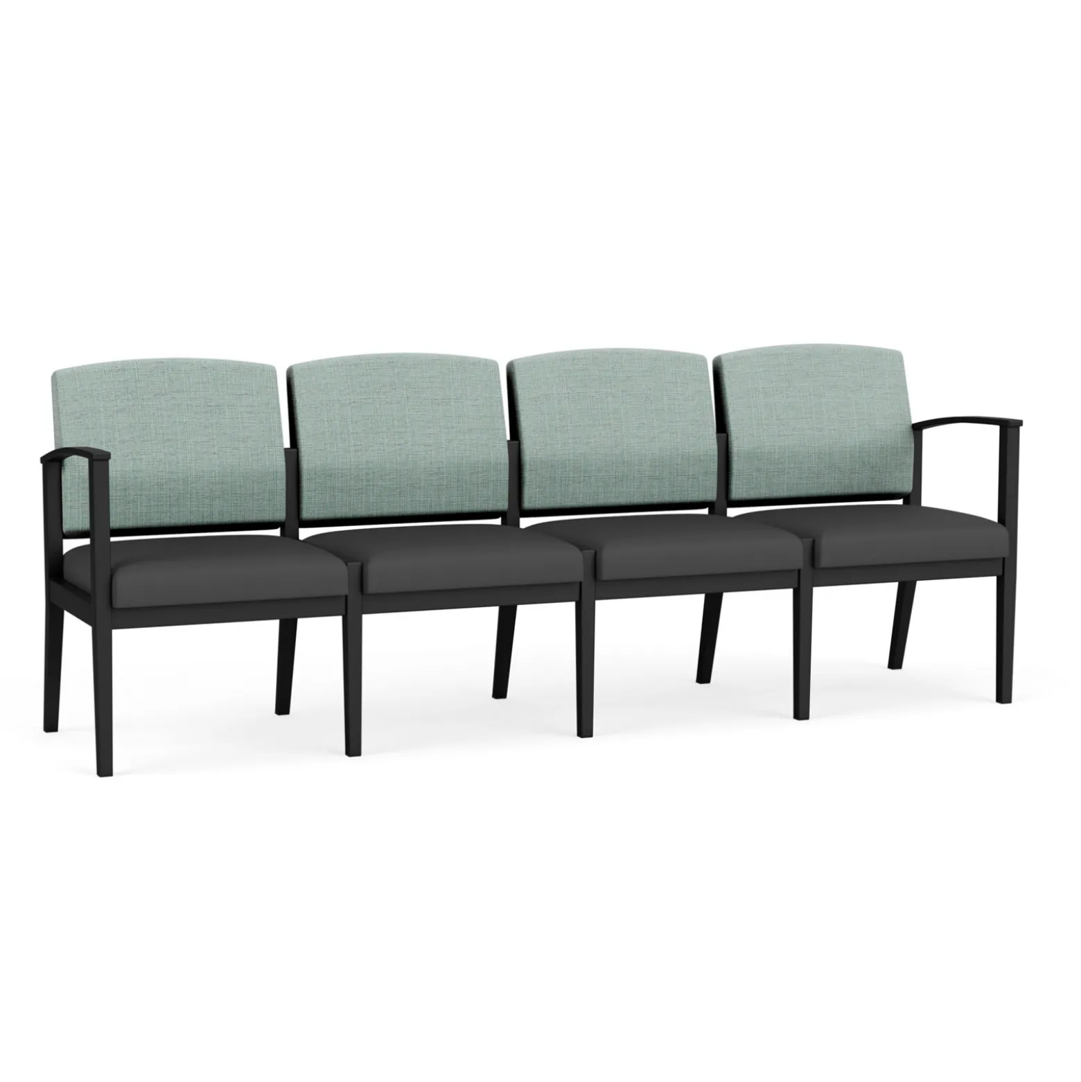 Mason Street Steel 4 Seat Sofa In Premium Upholstery