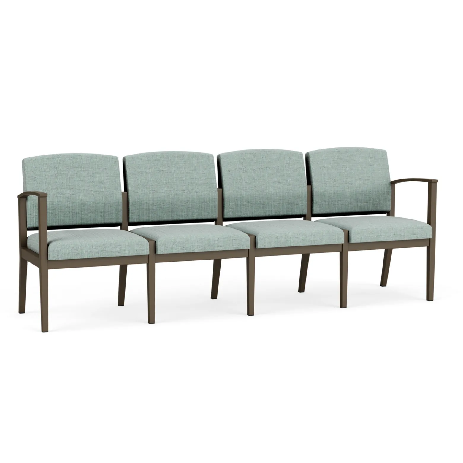 Mason Street Steel 4 Seat Sofa In Premium Upholstery