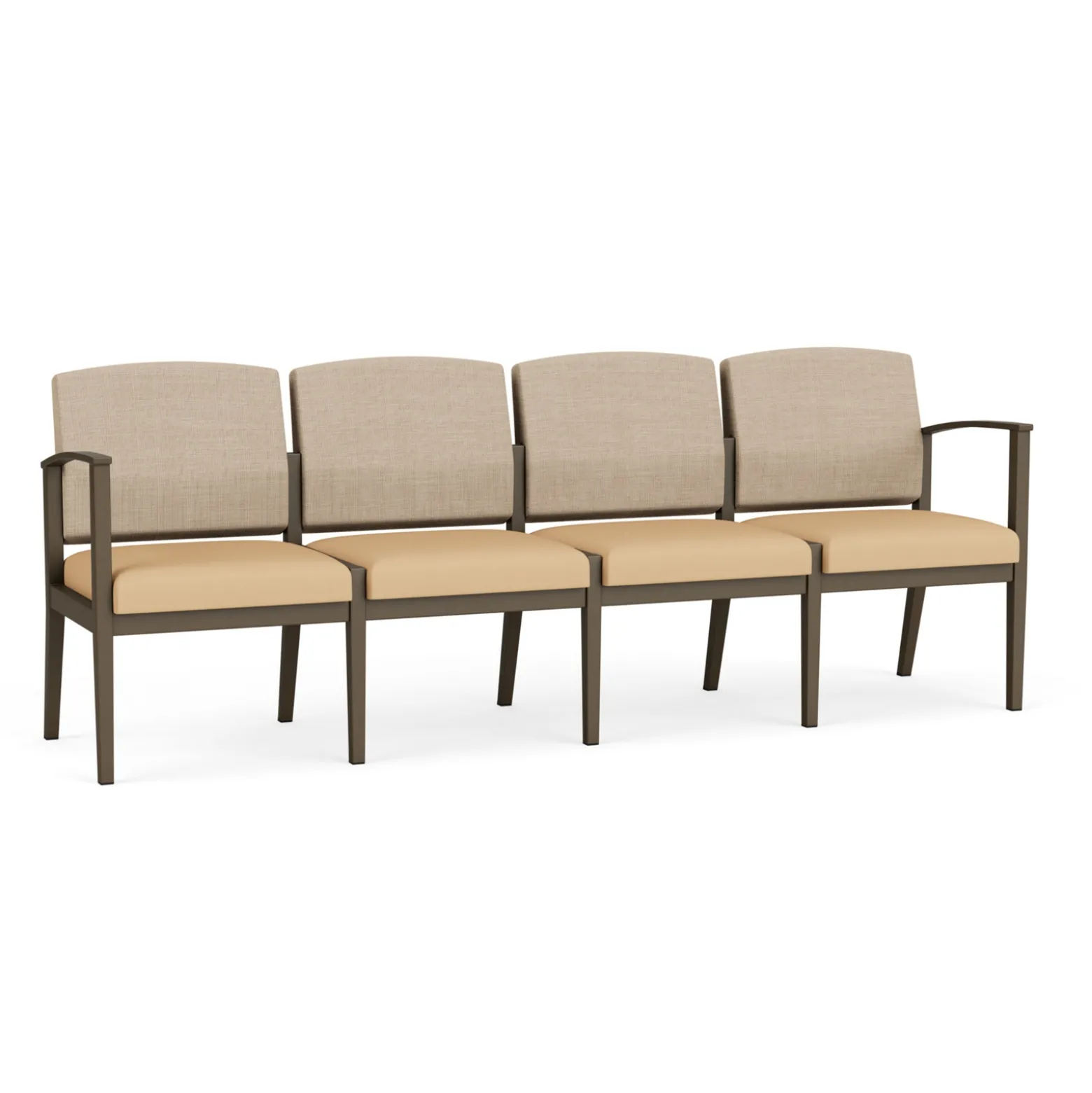 Mason Street Steel 4 Seat Sofa In Premium Upholstery