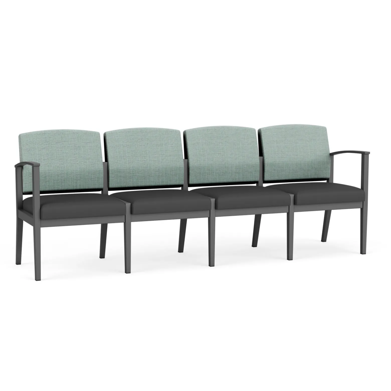 Mason Street Steel 4 Seat Sofa In Premium Upholstery