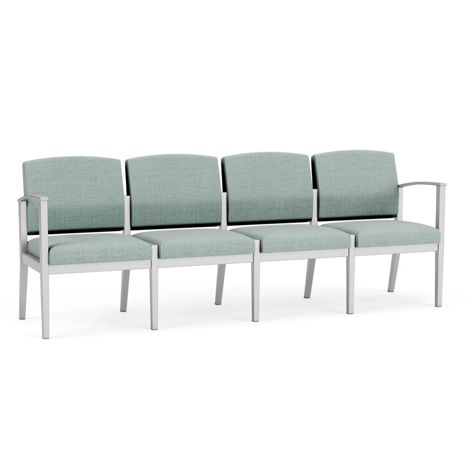 Mason Street Steel 4 Seat Sofa In Premium Upholstery