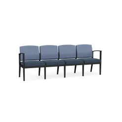 Mason Street Steel 4 Seat Sofa In Premium Upholstery