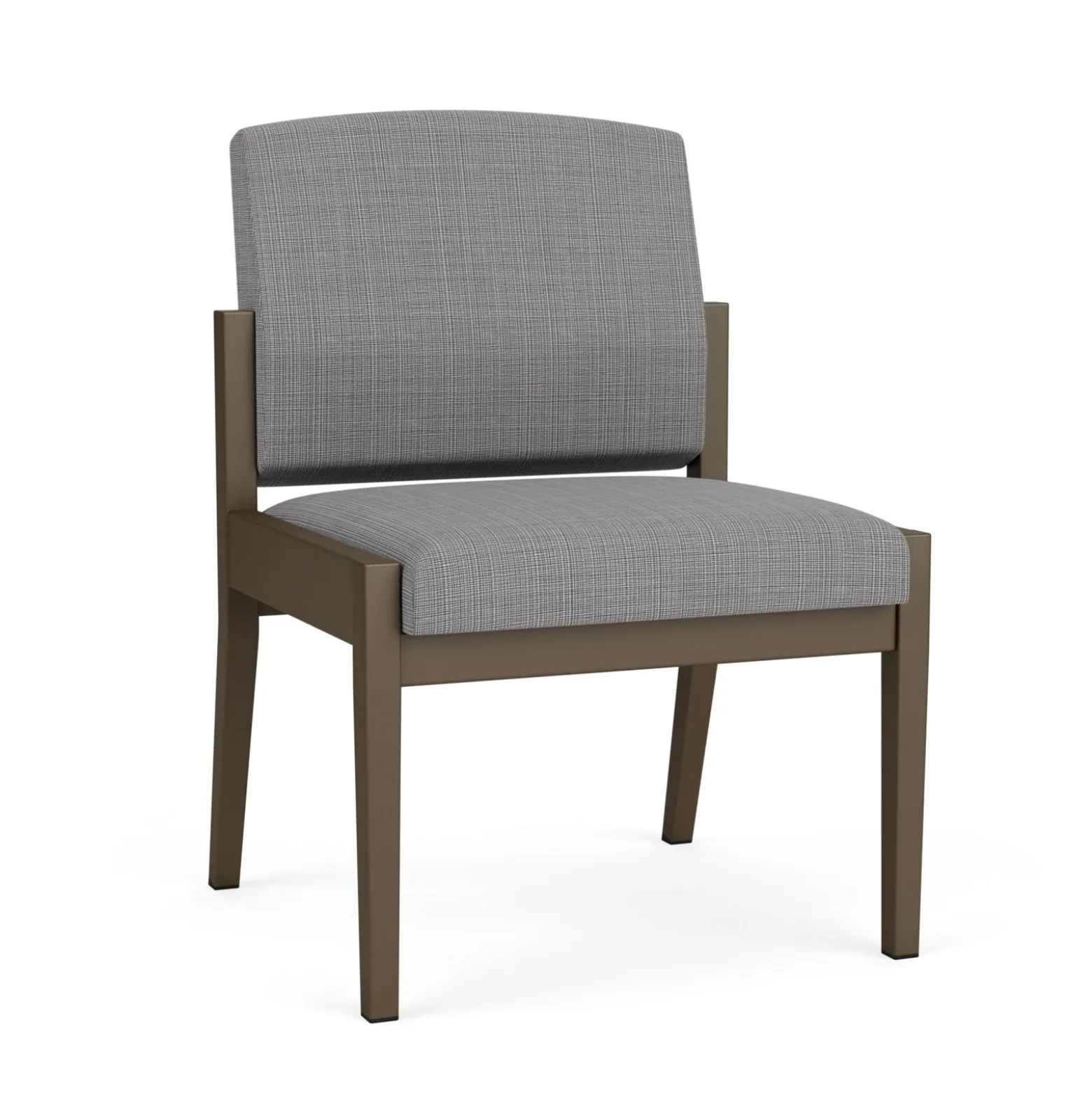 Mason Street Steel Armless Guest Chair In Premium Upholstery