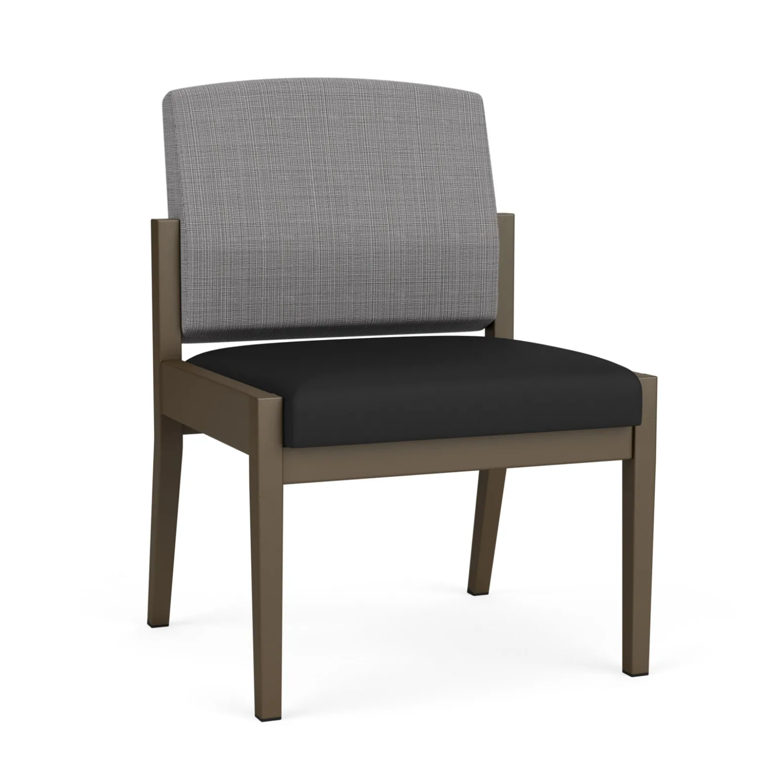 Mason Street Steel Armless Guest Chair In Premium Upholstery