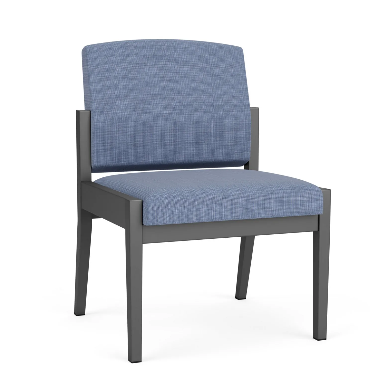 Mason Street Steel Armless Guest Chair In Premium Upholstery